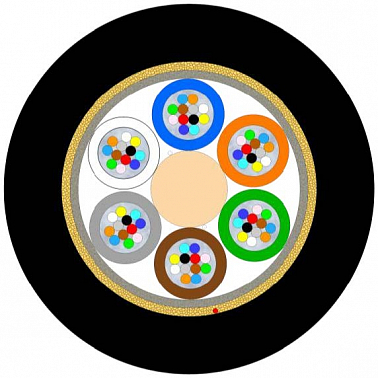 Universal Multitube Cable with Kevlar 12-144F (NC)
